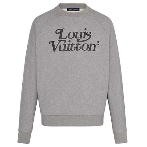 grey louis vuitton sweatshirt|louis vuitton crewneck sweatshirt.